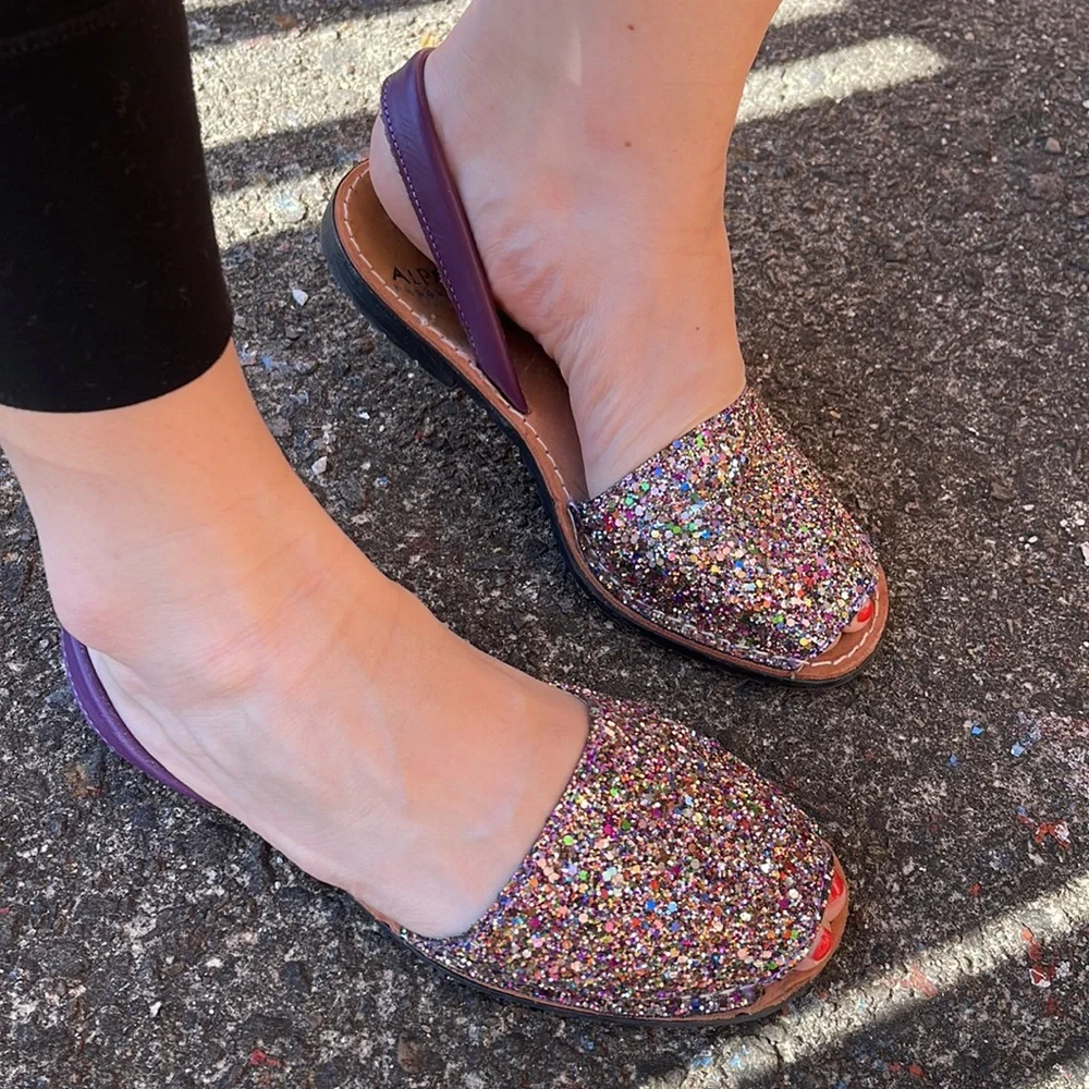 Alparpargatus glitter flats size 37 made in Spain 🇪🇸 - Picture 9 of 9